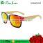 High quality natural bamboo sunglasses mens UV400 ce