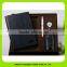 16026 Executive Gifts Set of Office Supply PU Leather Credit Card Holder Notebook and Pen gift set