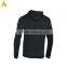 2016 Custom 100% cotton plain pullover printing black men's
