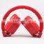 Music headset foldable for stock