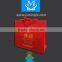 2016 Red Wholesale Non Woven Wine Handle Shopping Tote Bag