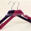 Fancy fashion shop custom colors women velvet hangers