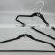 Cheap wholesale velvet tie hanger, multifunctional flocked scarves hanger