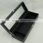 Glass Top 3 Slots Black Leather Watch Display Box WHOLESALE