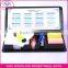 hotasle new model calendar sticky memo set with pen and box holder