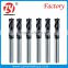 solid tungsten carbide end mills for aluminum