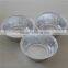 disposable round shape silver color aluminium foil box for food packaging