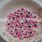 7*10mm Hot sale Acrylic Evil Eye Resin Round Beads For Bracelet