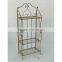 Metal triple tier display book shelf PF-B008
