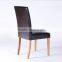 Factory price wooden chair leather dining chair used for hotel restaurant