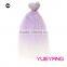 Purple Ombre 2 Colors Hair Weaving Bundles for DIY Doll Wig