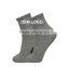 custom logo cotton socks men black sock fashion knitting sock