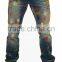 new multi color paint splatter denim man jeans brushed jeans(LOTM007)