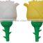 PVC flower shaped usb sticks promotional usb drives bulk buy from china