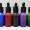 30ml purple glass eliquid bottles with CRC & TE dropper caps