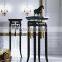 Gilt Simplicity and Symmetry Flower Stand, Attrative Crystal Decoration Flower Stand, Bouquet Design Flower Stand