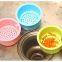 Candy Color Round Silicone Sink Drain Filter for Kitchen
