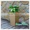 Self watering plastic garden pot