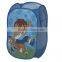 Cute Cartoon Cars Kids Pop Up Laundry Hamper Folding Laundry Bag Foldable Easy Open 2 Polyester