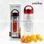 Hot new plastic fruit infuser water bottle portable,Amazon best selling shake bottle wholseale