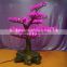 Artificial decorative led tree flower lights mini potted flowering trees