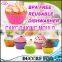 NBRSC 12 Pack Reusable Nonstick Jumbo Premium Silicone Baking Cups, Cupcake mould and Muffin Liners