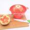 Hot sale stock BPA FREE product silica gel cap PP fruit peeler for kitchen