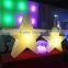 popular colorful rechargeable battery LED star shaped light for night club using