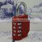 40mm 4 Digit new brass combination padlock,brass lock