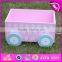 2016 wholesale high quality baby wooden toy storage box W08C134