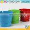 garden iron and zinc powder coated galvanized flower bucket metal bucket plant pots