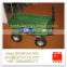 Heavy Duty Outdoor Green Garden Cart Truck Dumper 4 Wheel Plastic Tray