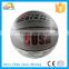 fashion style pu leather wearable and durable blue basketball in bulk