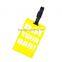 Best selling 2017 suitcase parts pvc luggage tag wholesale
