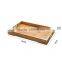 Storage trays type and tableware use kitchen bamboo tray