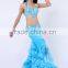 Purple exquisite halter bra top and belt belly dance wear AS6051-AQ6051-Q5021