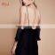 Party Midi Dresses for Girls of 18 Years Old Open Shoulder Design with a Beautiful Asymmetrical Hem Midi Dress 2016 HSd7530