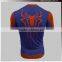 High Performance Short Sleeve Spiderman Compression Shirts