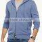TEENAGER BOYS FLEECE FULL-ZIP HOODIE WITH SIDE POCKETS LONG SLEEVES