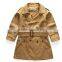 New designs kids lovely outwear winter baby long coats boy wind coat