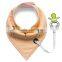 absorbent 100%cotton baby drool bandana bibs with snap