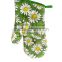 Wholesale Decorative Oven Gloves Cotton Flower Pattern Oven Mitts