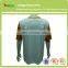 wholesale national style men's v-neck dye sublimation printed T shirt made in china