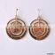 Fashion Hammered Earrings Mix Color Earrings Bib Statement Earrings