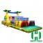 Inflatable water obstacle course for sale,kids obstacle course equipment