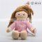 stuffed plush toy love doll with plastic face