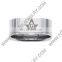 2017 High Quality Mens Wholesale Stainless Steel Masonic Rings