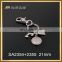 High Quality Lobster Claw Trigger 21mm Round Swivel Eye Bolt Zinc Casted Snap Hooks for key ring