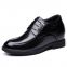 men height increasing elevator formal dress shoes leather for wedding party
