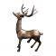 Ho display Artificial Deer Christmas Decoration Life Size Fiberglass Reindeer Statue